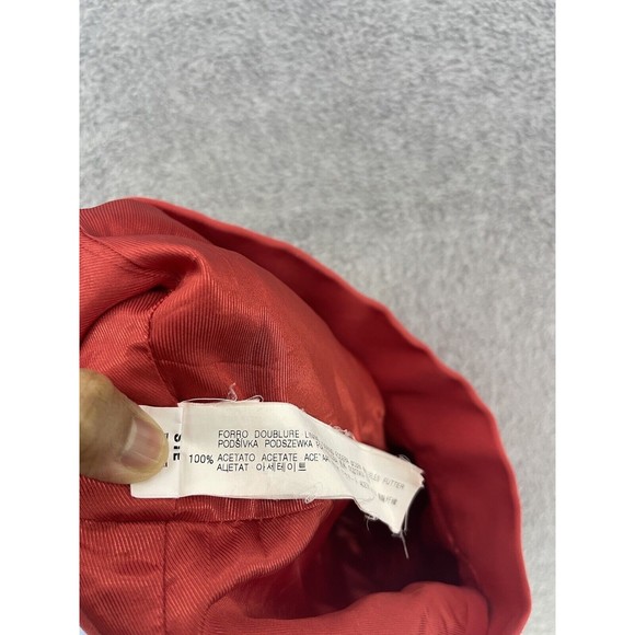 Zara Basic Women's Skirt Tulip A Line Solid Coral Size XS Acetate - Picture 3 of 8